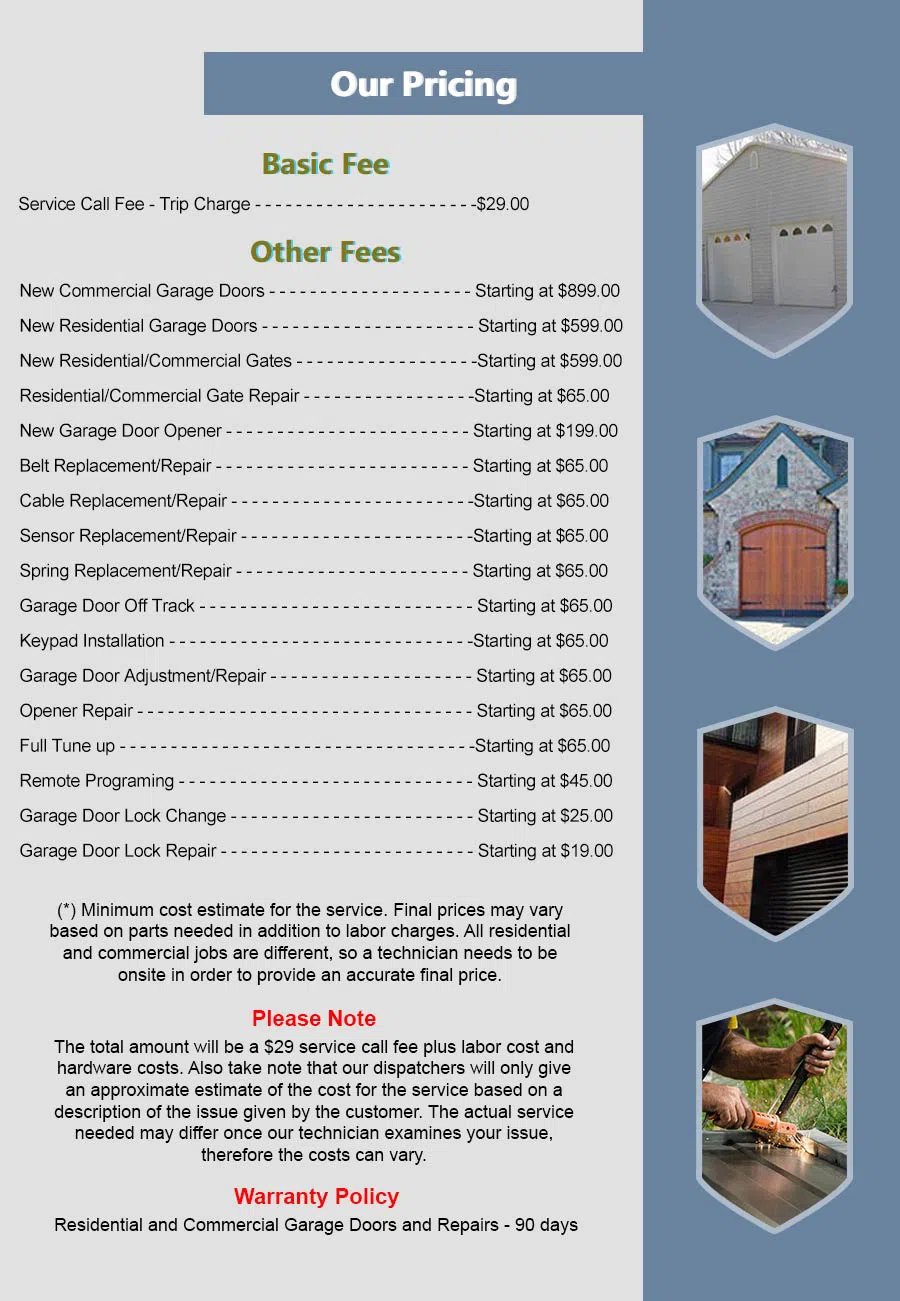 HighTech Garage Door Westfield, IN 317-671-7390