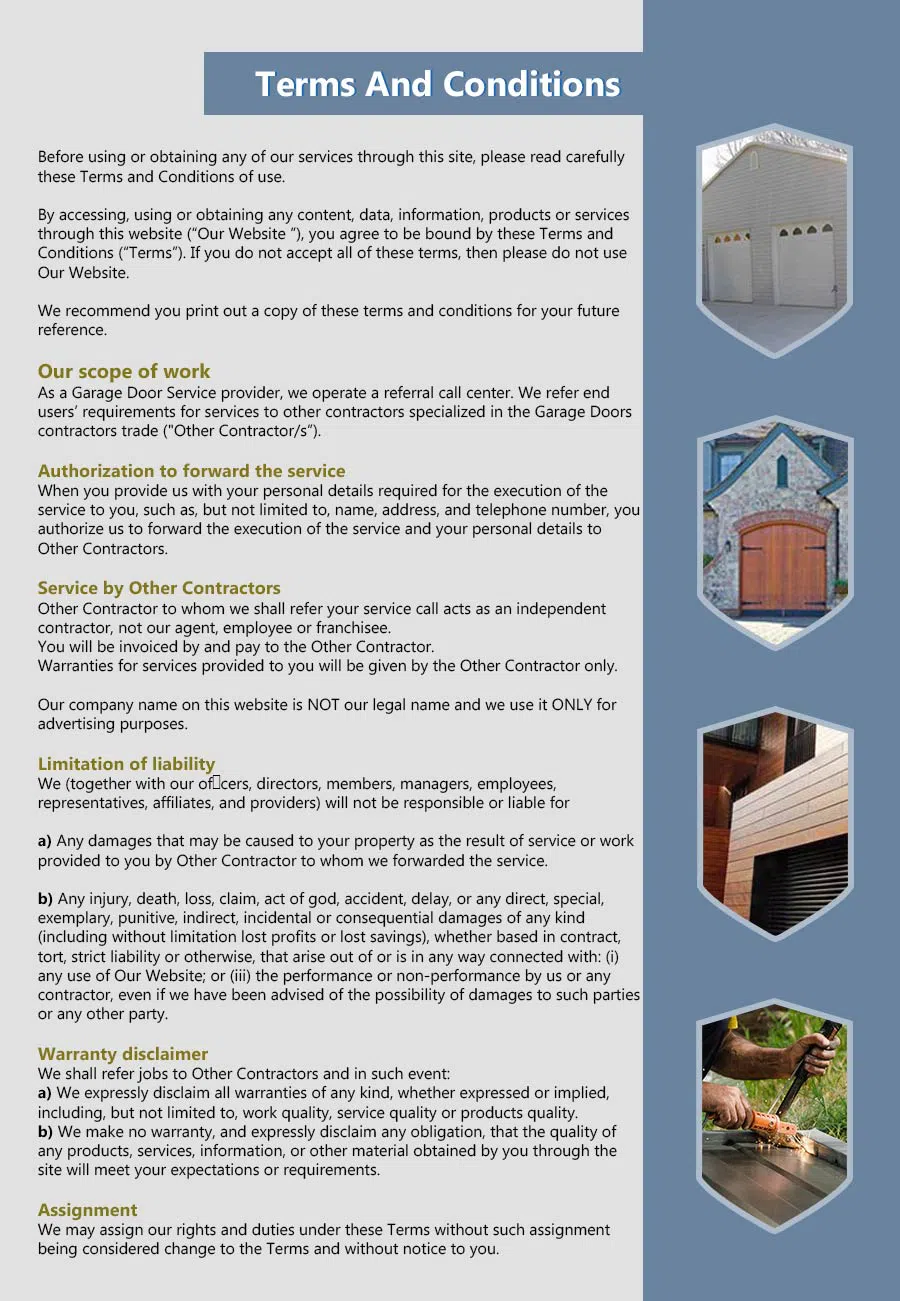 HighTech Garage Door Westfield, IN 317-671-7390